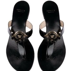 Versace Medusa Leather Sandals